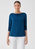 Fine Jersey Cowl Neck Top