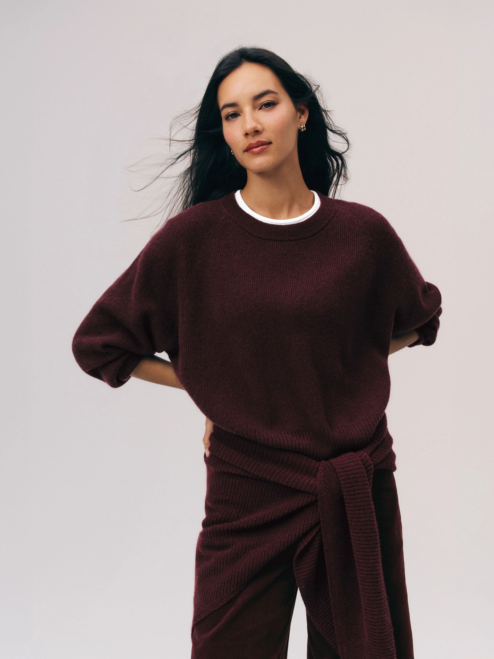 Italian Cashmere Crew Neck Top