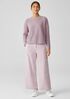 Cotton Boucle Crew Neck Box-Top