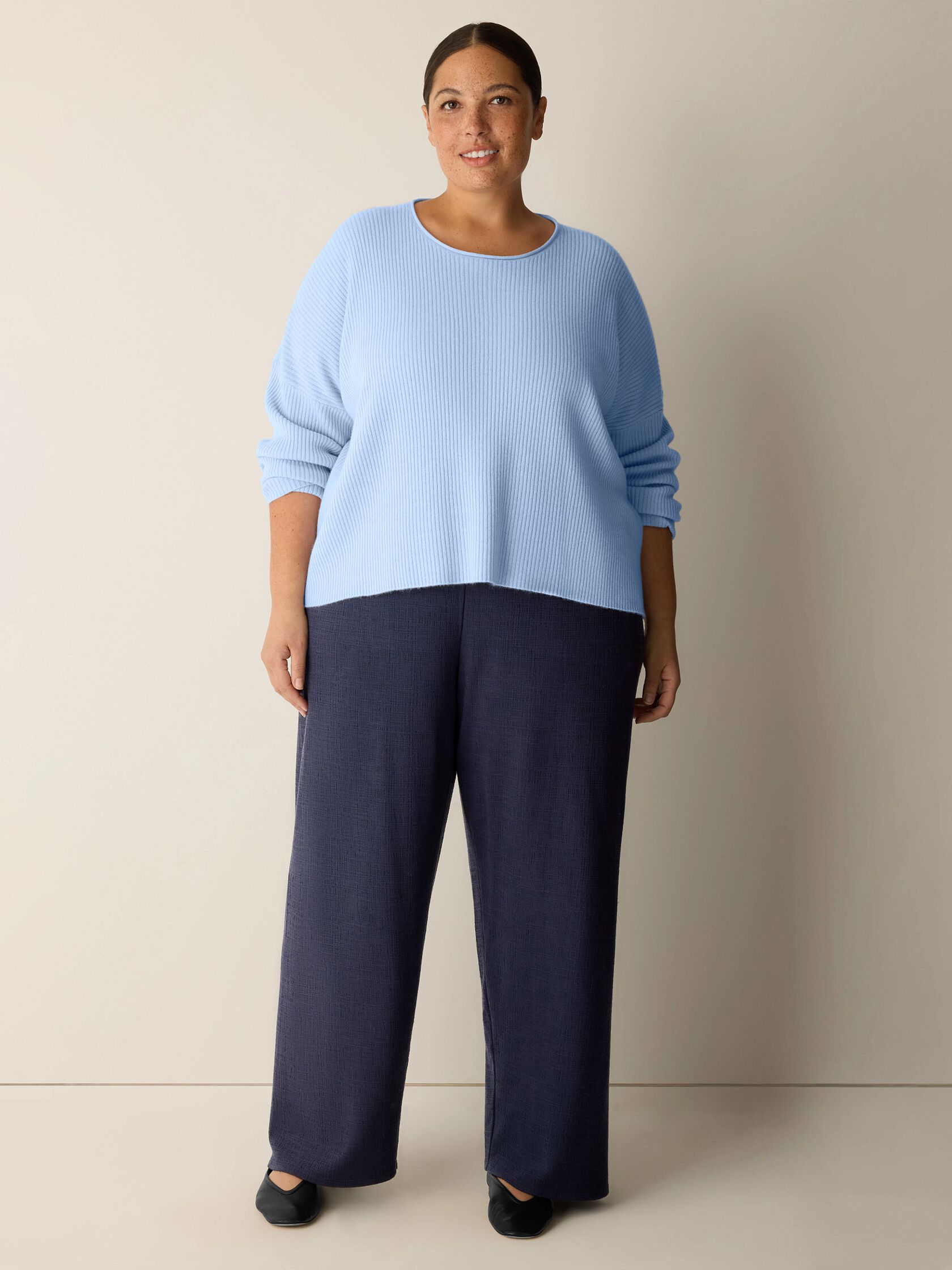 Italian Cashmere Crew Neck Top