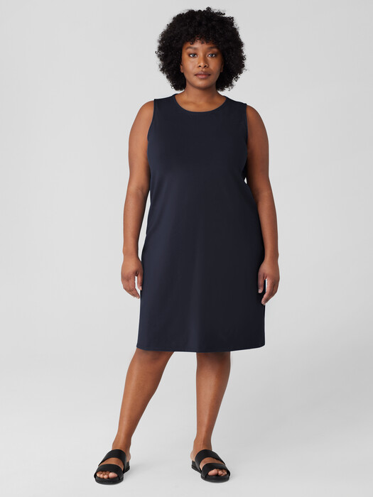 Pima Cotton Stretch Jersey Tank Dress | EILEEN FISHER Pima Cotton Stretch Jersey Tank Dress | EILEEN FISHER