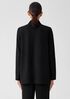 Boiled Wool Jersey Long Blazer