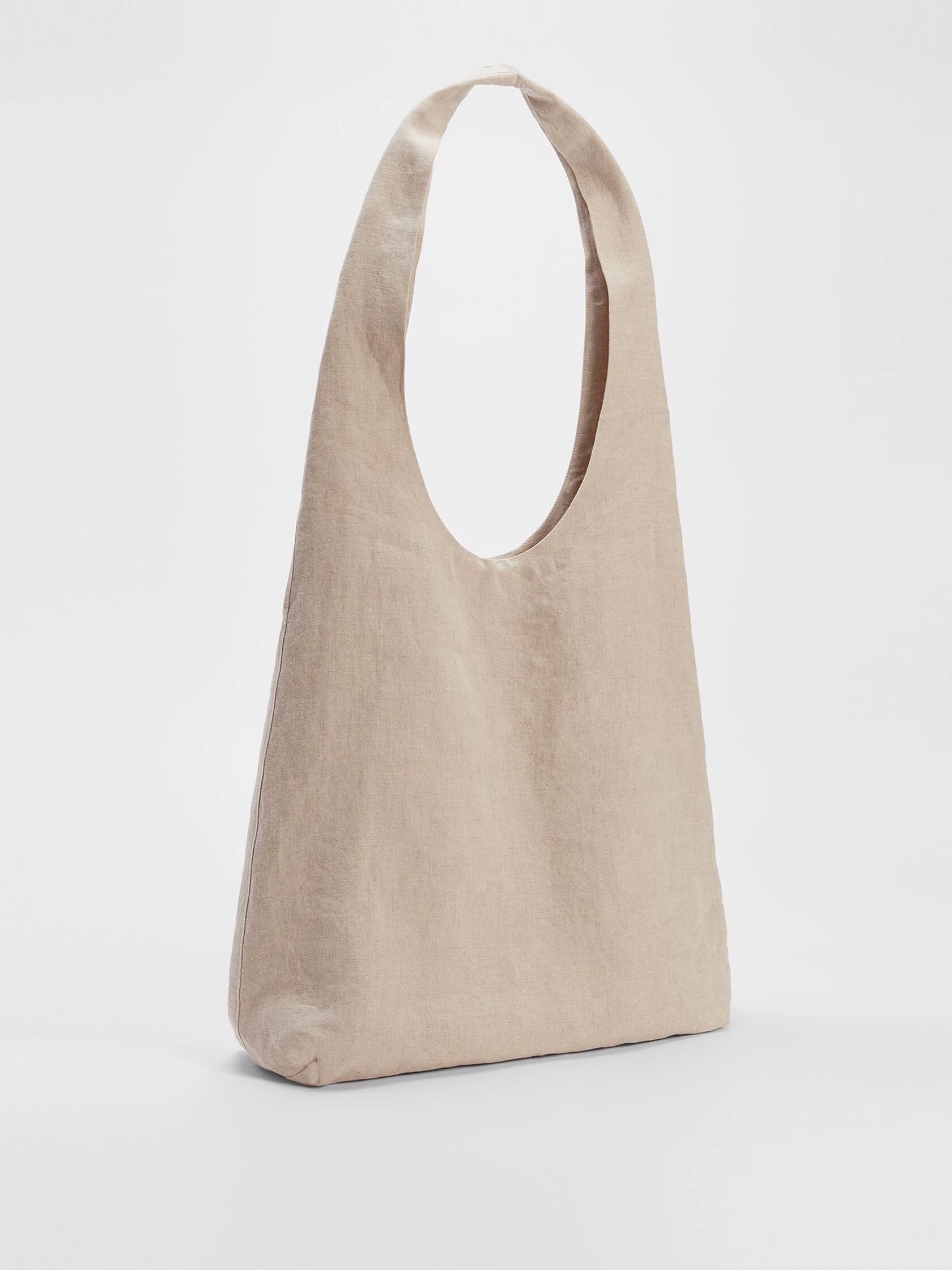 Organic Linen Shopper Tote