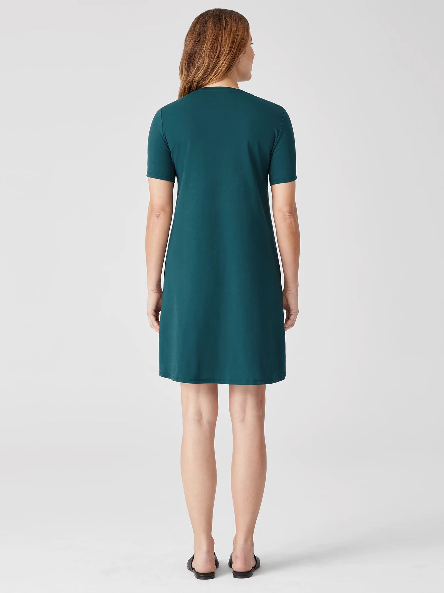 Traceable Organic Cotton Jersey Crew Neck Dress