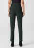 Washable Stretch Crepe High-Waisted Pant