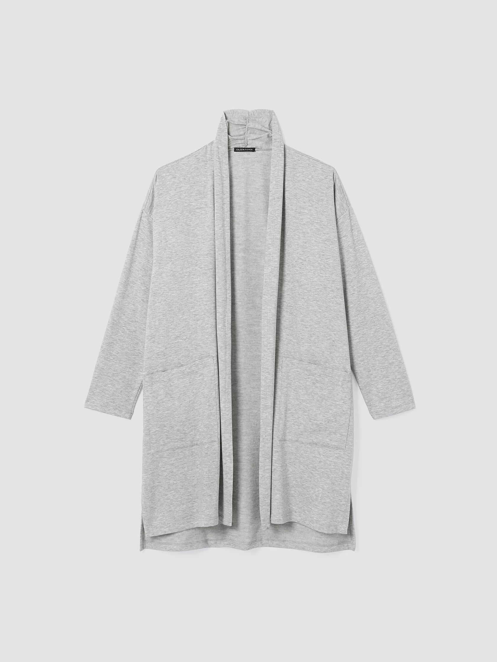 Cozy Brushed Terry Hug Long Jacket