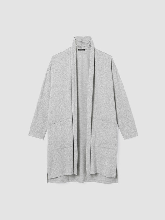 Cozy Brushed Terry Hug Long Jacket