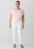 Garment-Dyed Organic Cotton Denim Slim Jean