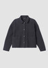 Lightweight Boiled Wool Classic Collar Jacket in Regenerative Wool