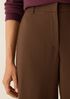 Stretch Wool Crepe Wide-Leg Trouser