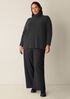 Recycled Wool Cashmere Turtleneck Top