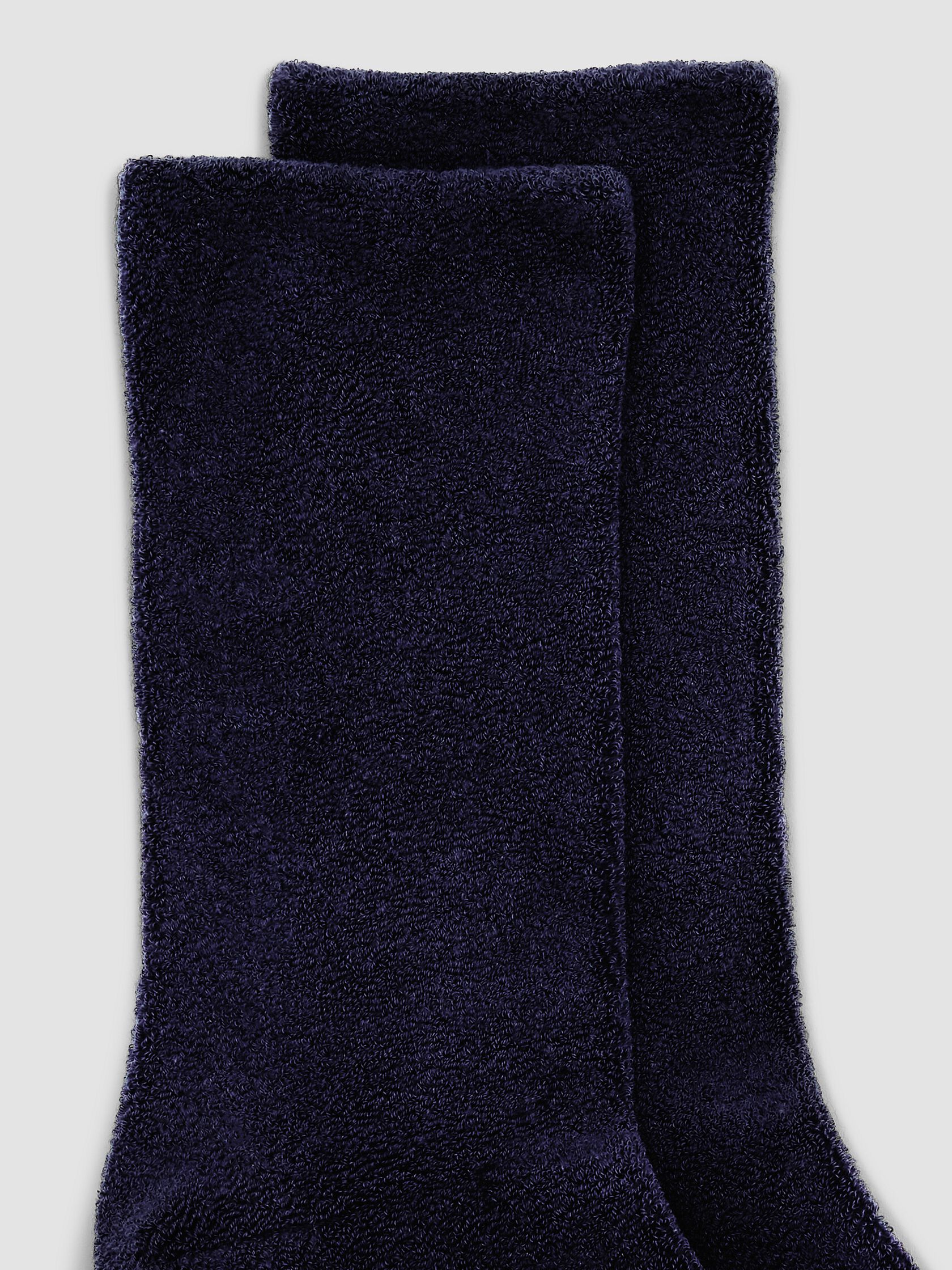 Loopy Cotton Terry Crew Sock