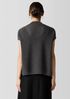 Merino Mock Neck Top in Regenerative Wool