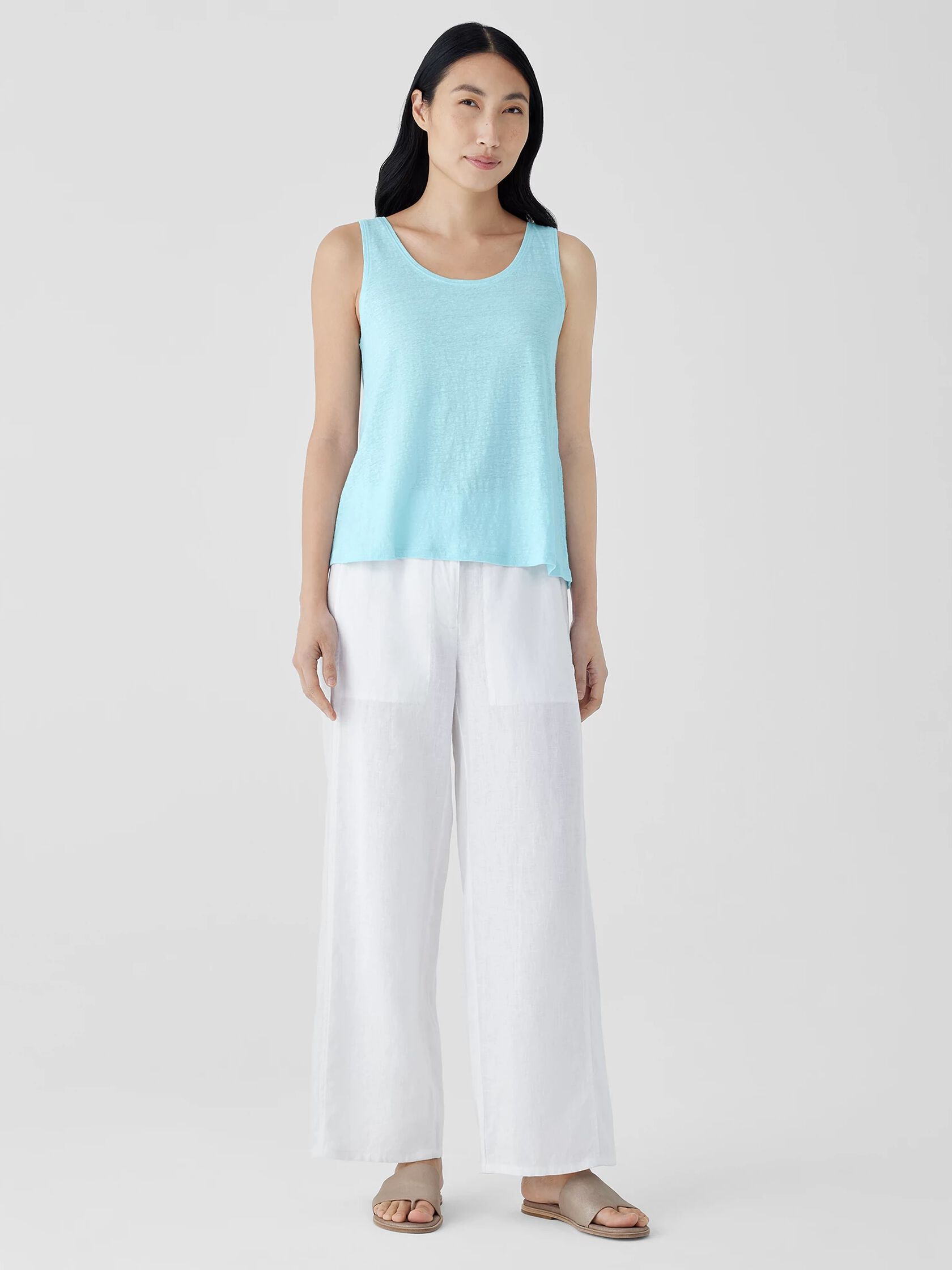 Organic Linen Jersey Tank