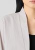 Organic Cotton Pucker High Collar Jacket