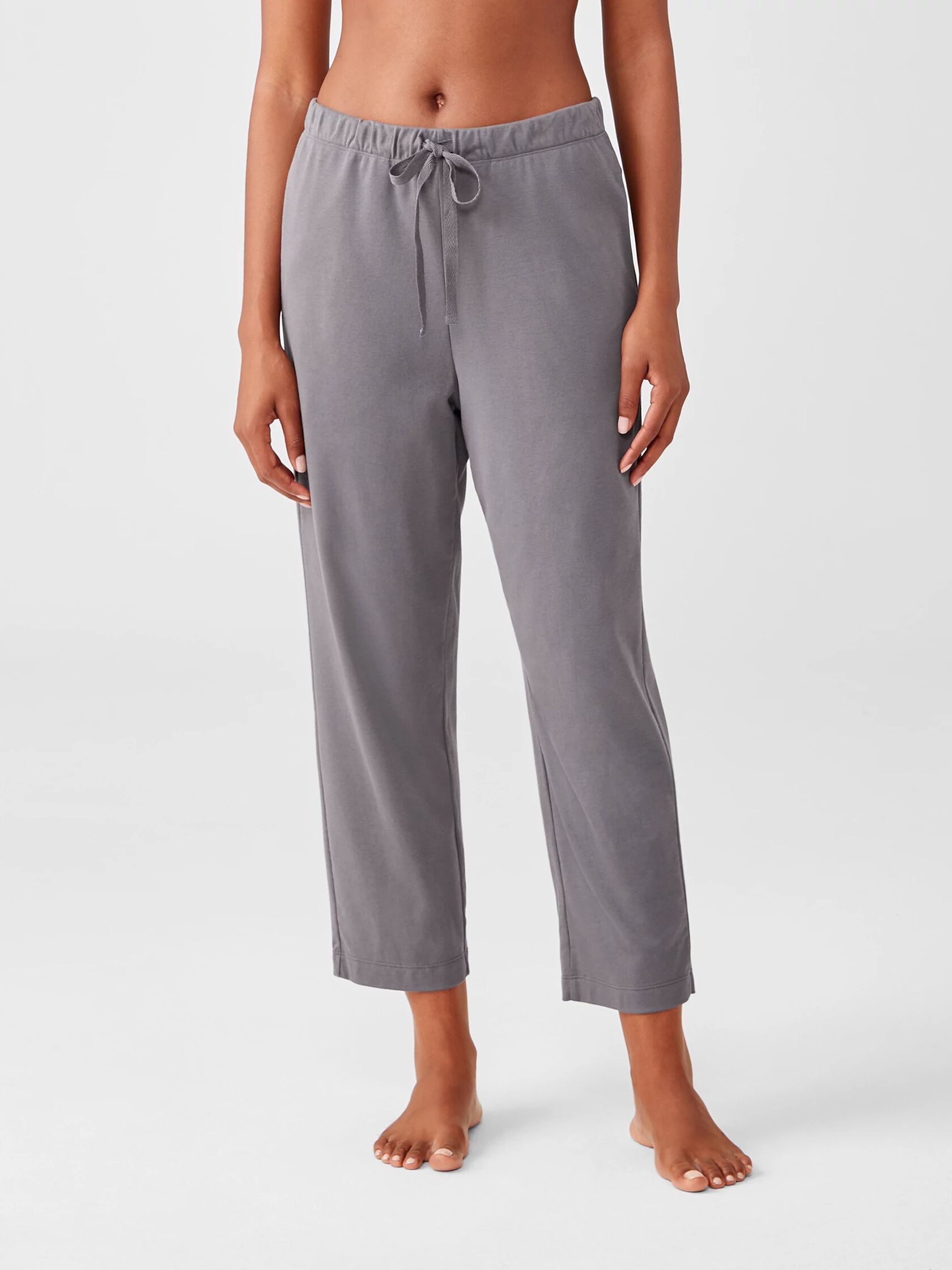 Cozy Organic Cotton Interlock Slouchy Pant