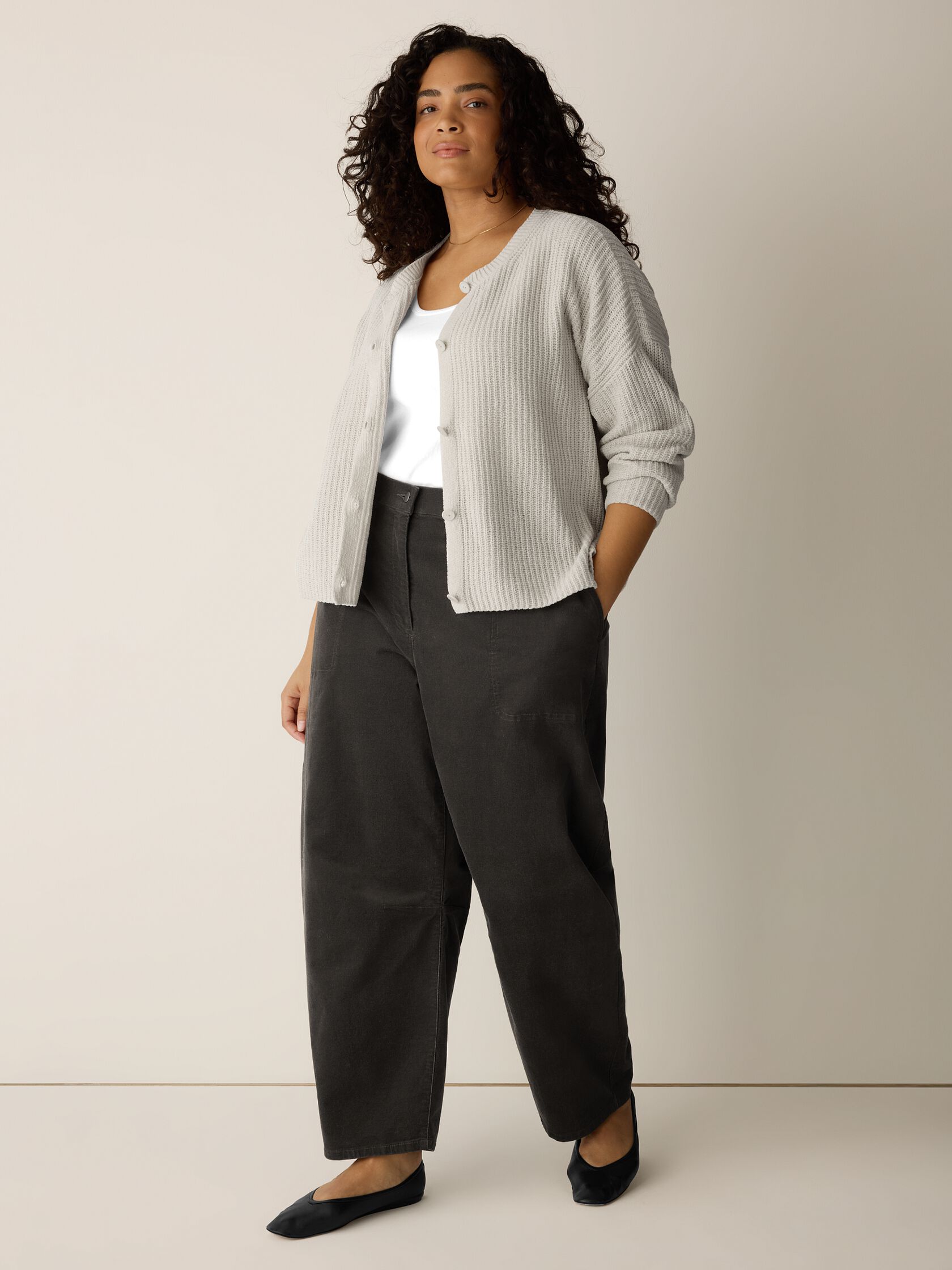 Brushed Organic Cotton Arch Pant