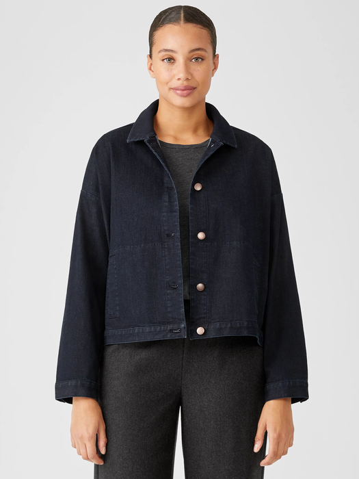 Organic Cotton Stretch Denim Jacket