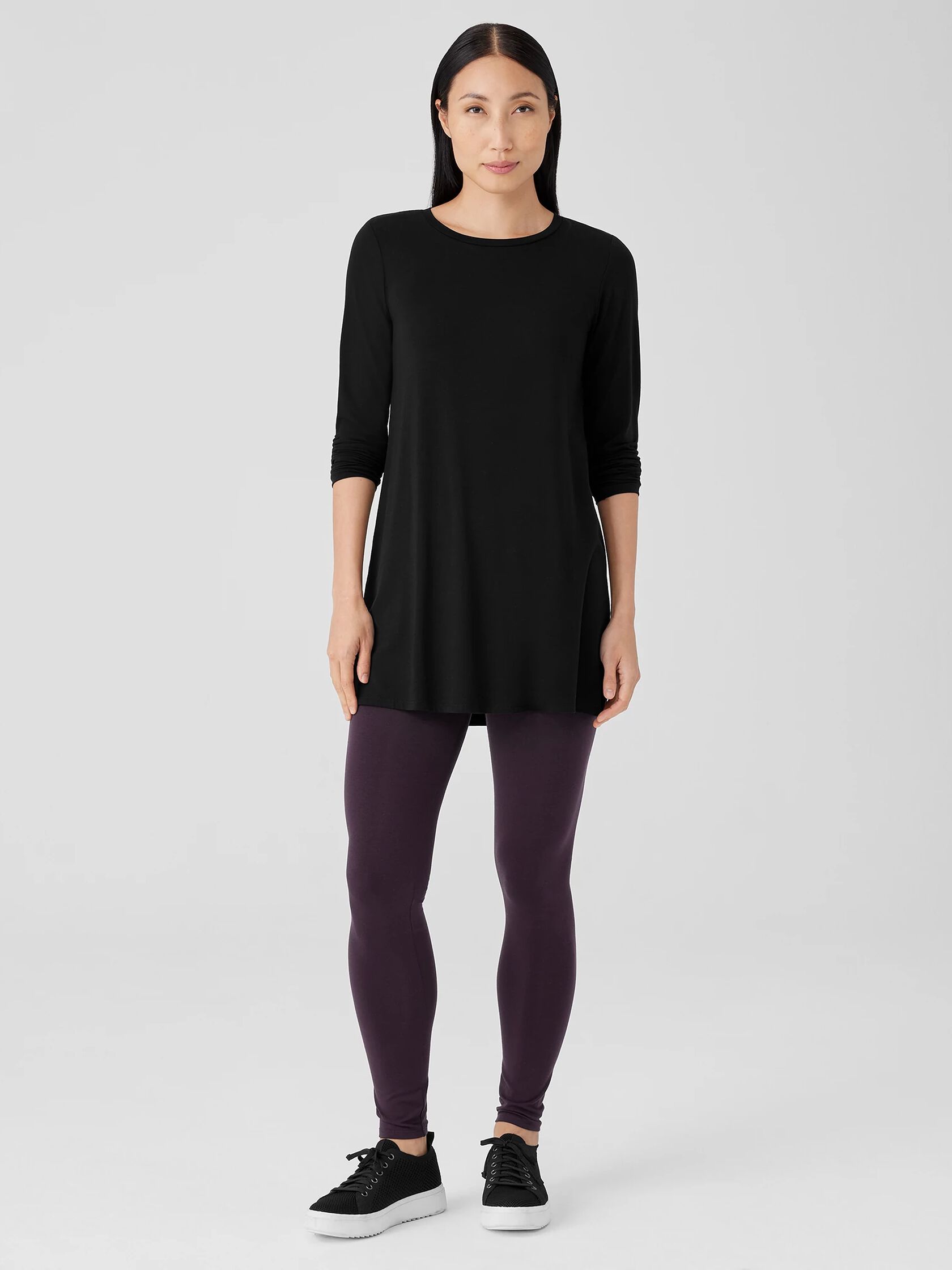 Stretch Jersey Knit Leggings