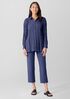 Washable Stretch Crepe Straight Pant