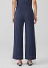 Stretch Jersey Knit Wide-Leg Pant