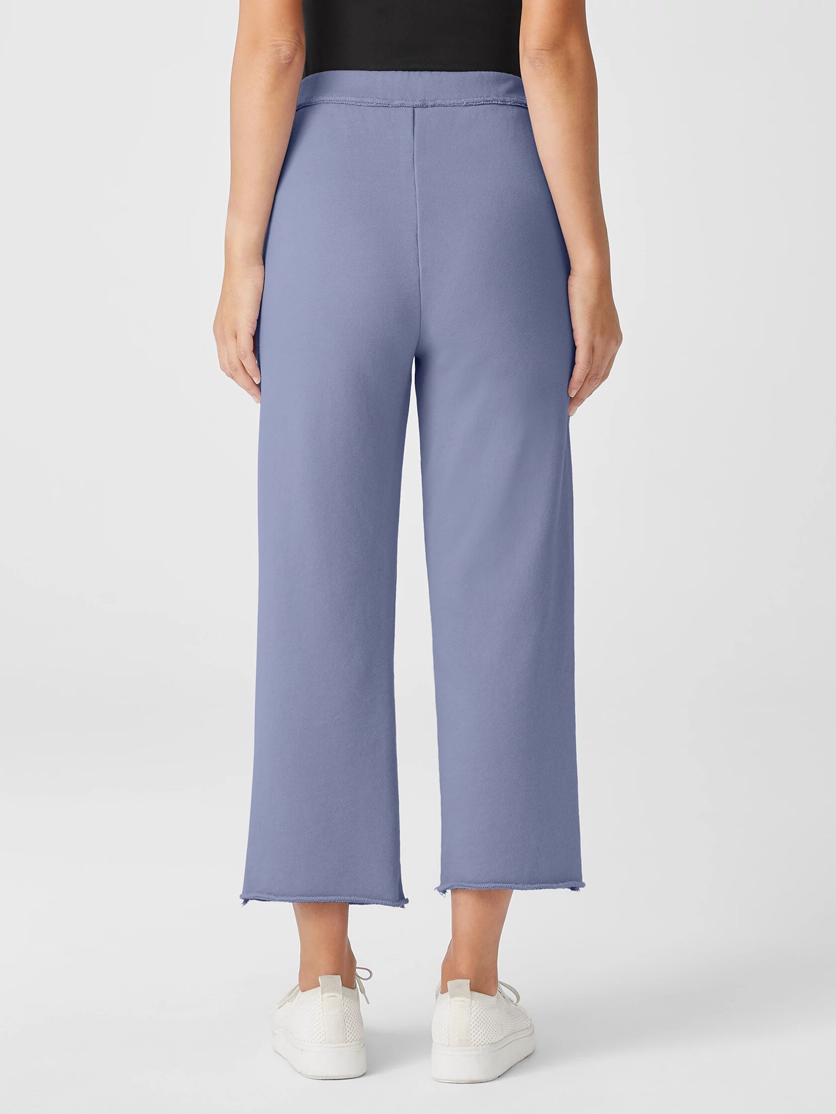 Organic Cotton French Terry Straight Pant