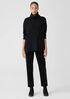 Cotton and Recycled Cashmere Turtleneck Top