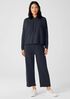 Organic Cotton French Terry Straight Pant