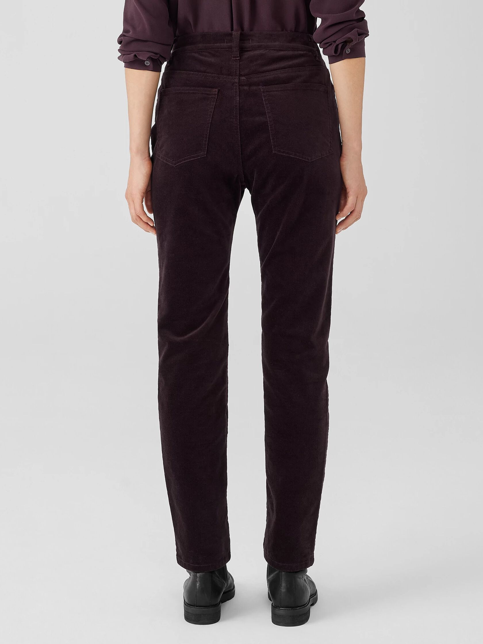 Organic Cotton Stretch Velveteen Pant