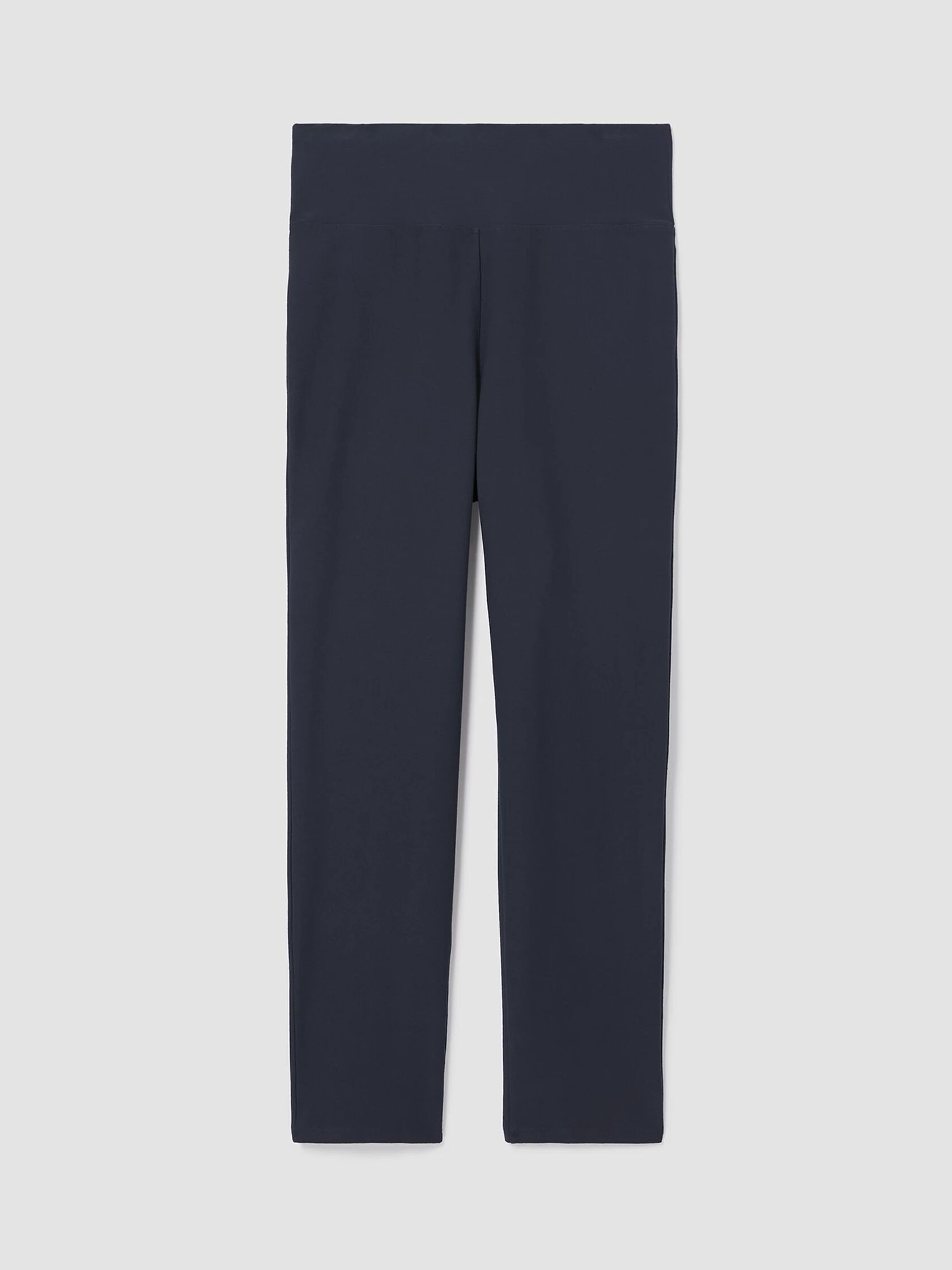 Washable Stretch Crepe High-Waisted Pant