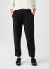 Soft Twill Pleated Tapered Pant