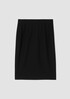 System Stretch Crepe Pencil Skirt