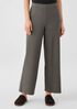 Washable Stretch Crepe Wide-Leg Pant