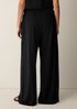 Stretch Jersey Knit Full-Length Wide Pant