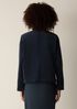 Organic Cotton Stretch Corduroy High Collar Jacket