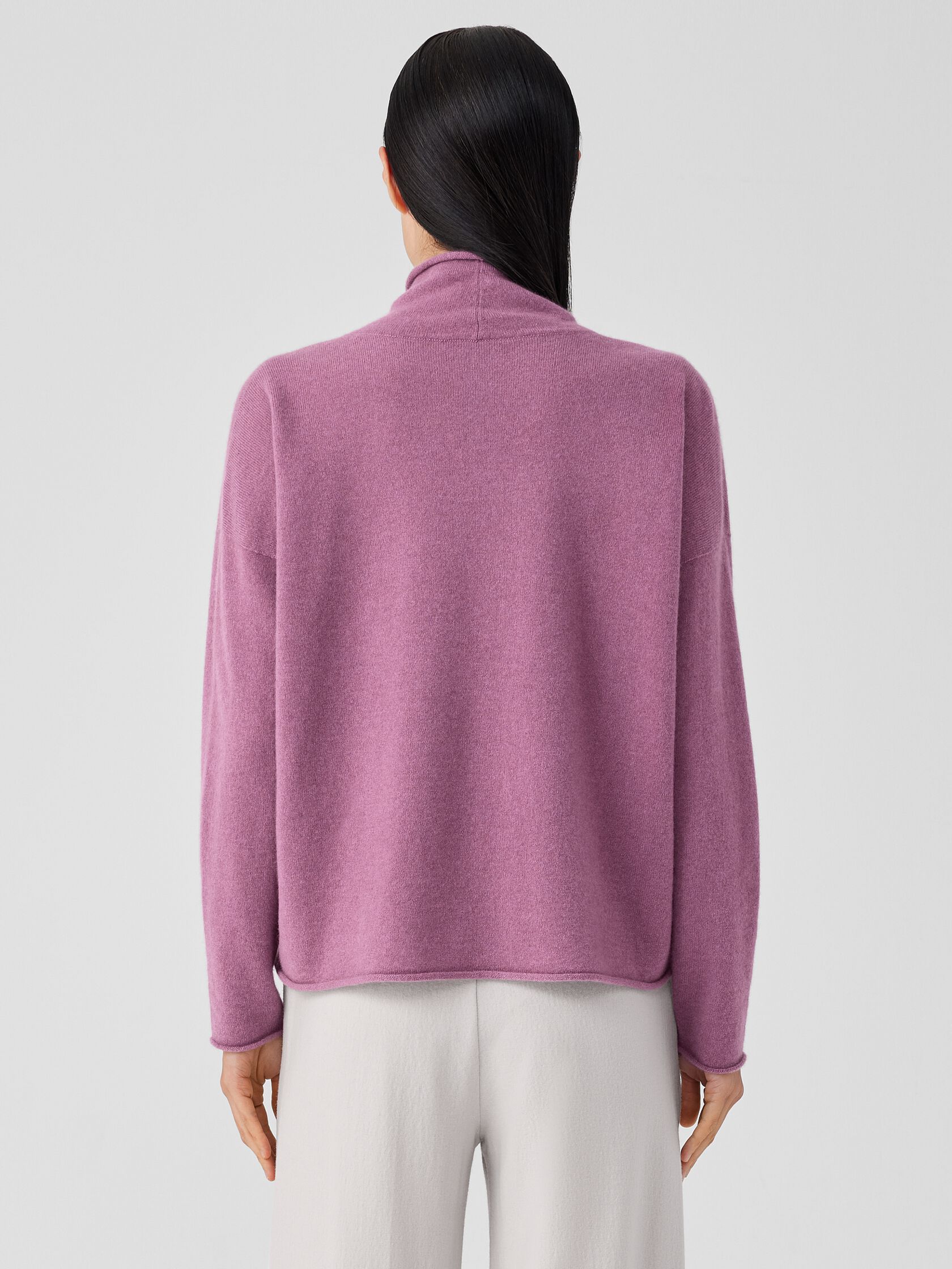 Italian Cashmere Turtleneck Top