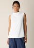 Cross Hatch Stretch Jersey Funnel Neck Tank