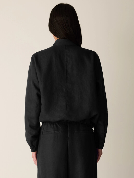 Organic Linen Flight Jacket