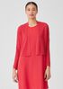 Organic Linen Cotton Airy Tuck Cropped Cardigan