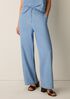 Lightweight Organic Cotton Denim Full-Length Trouser