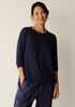 Organic Linen Jersey Long-Sleeve Tee
