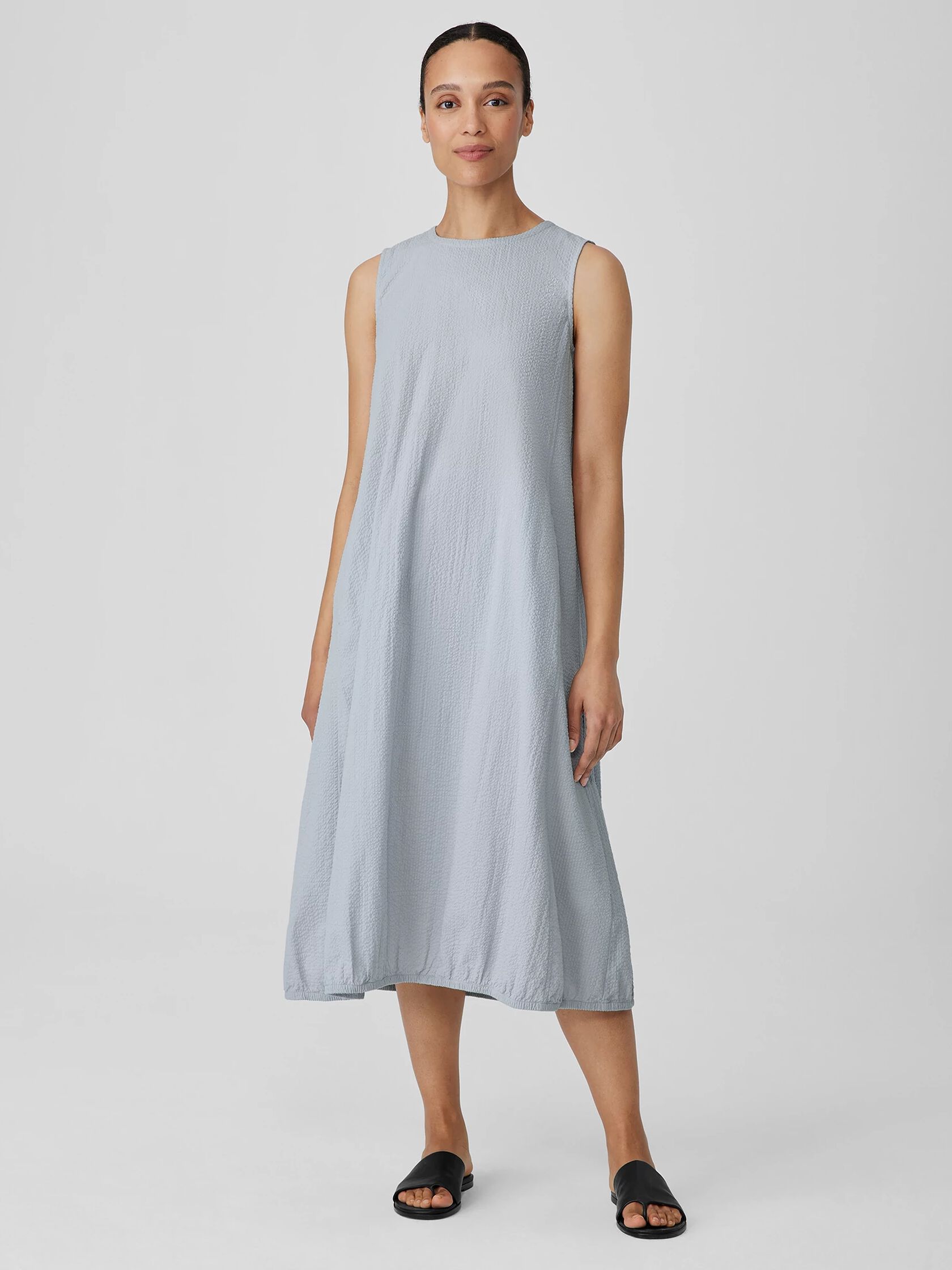 Organic Cotton Ripple Lantern Dress