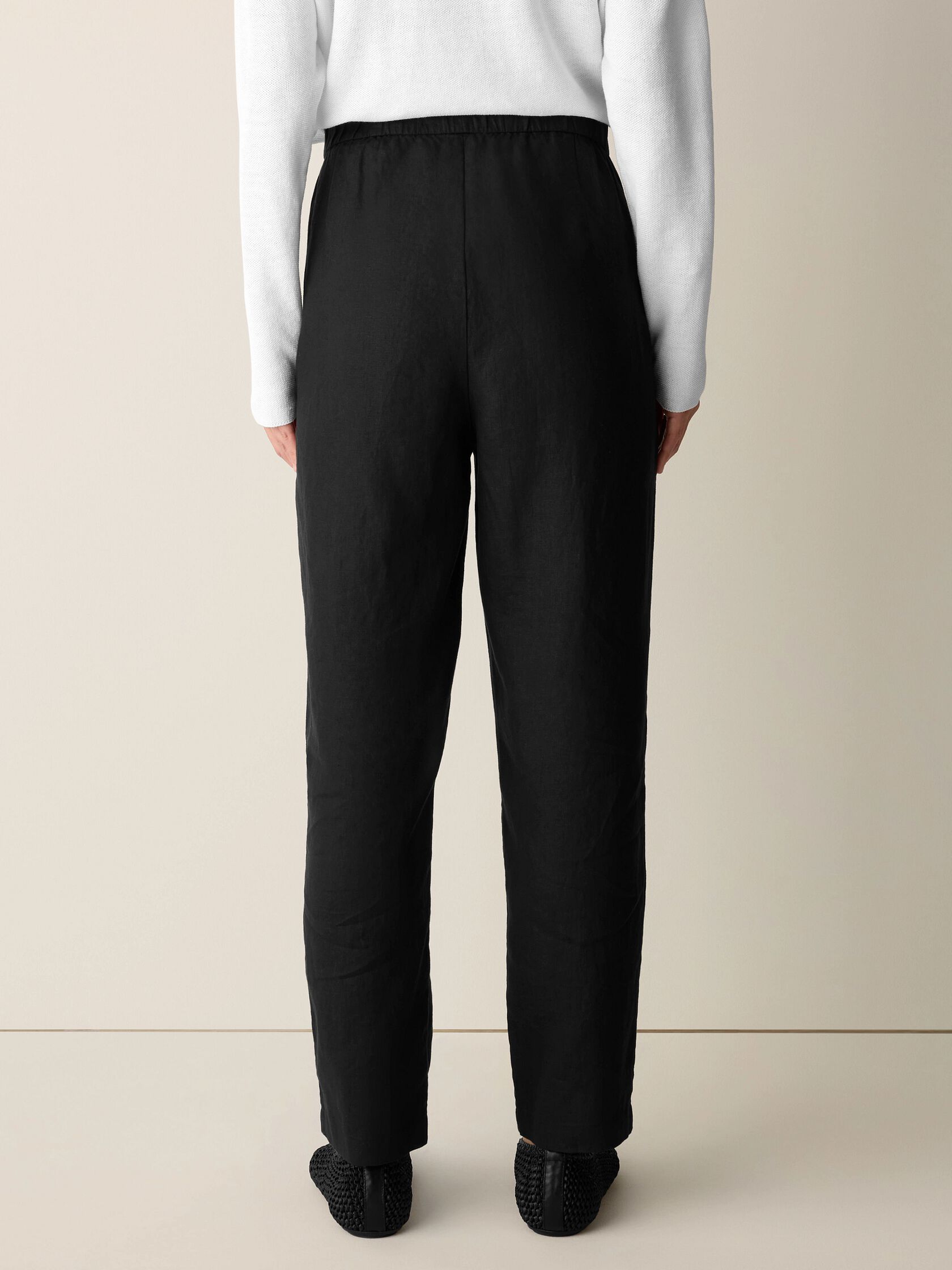 Organic Linen Tapered Pant