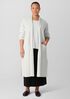 Lightweight Boiled Wool Shawl Collar Vest in Regenerative Wool