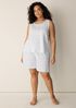 Striped Organic Cotton Jersey Sleep Set