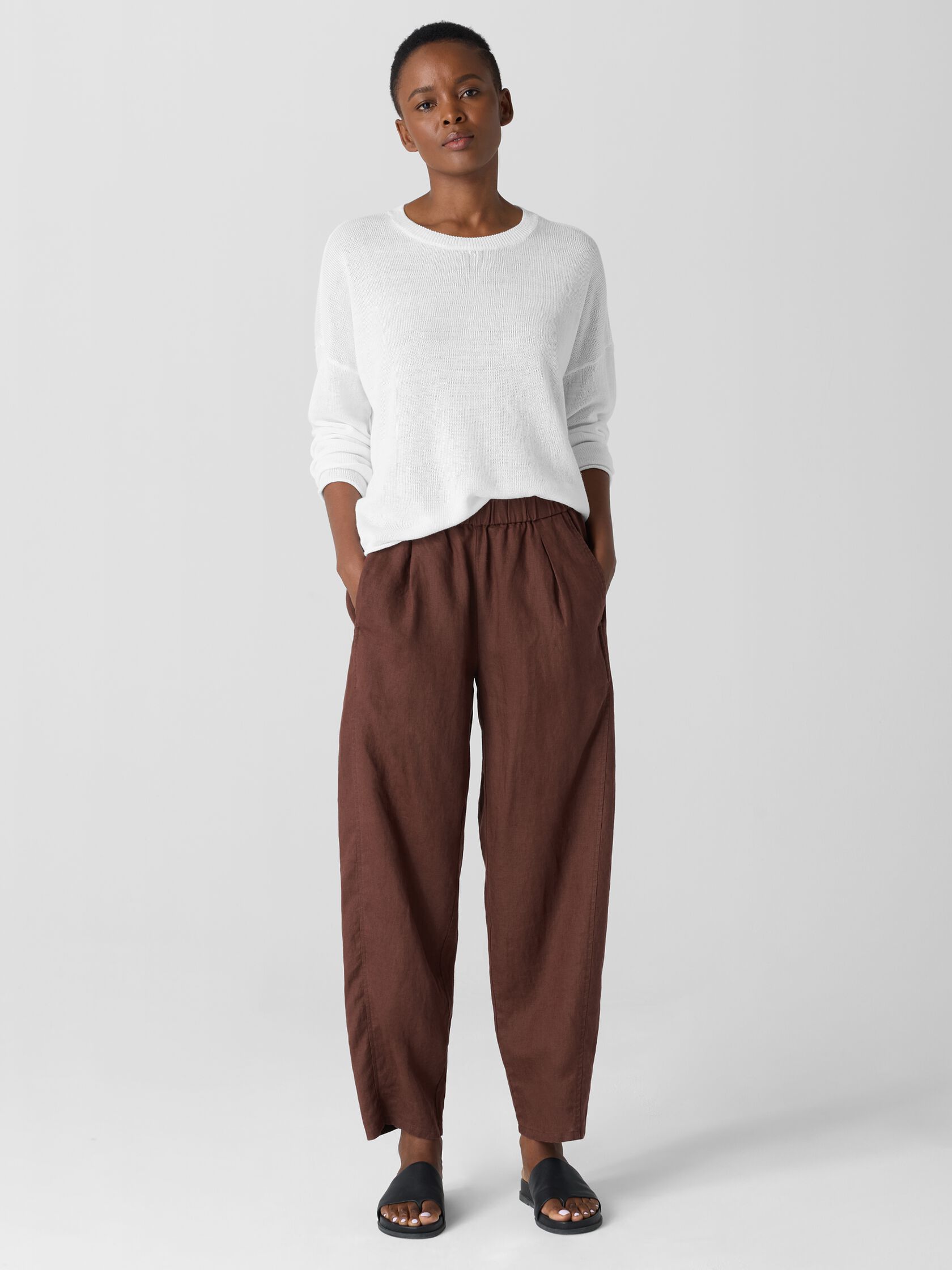 Organic Linen Lantern Pant