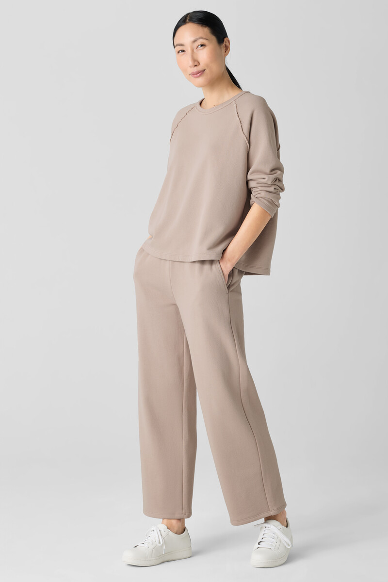 Organic Cotton French Terry Straight Pant Organic Cotton French Terry Straight Pant