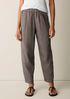 Organic Linen Pleated Lantern Pant
