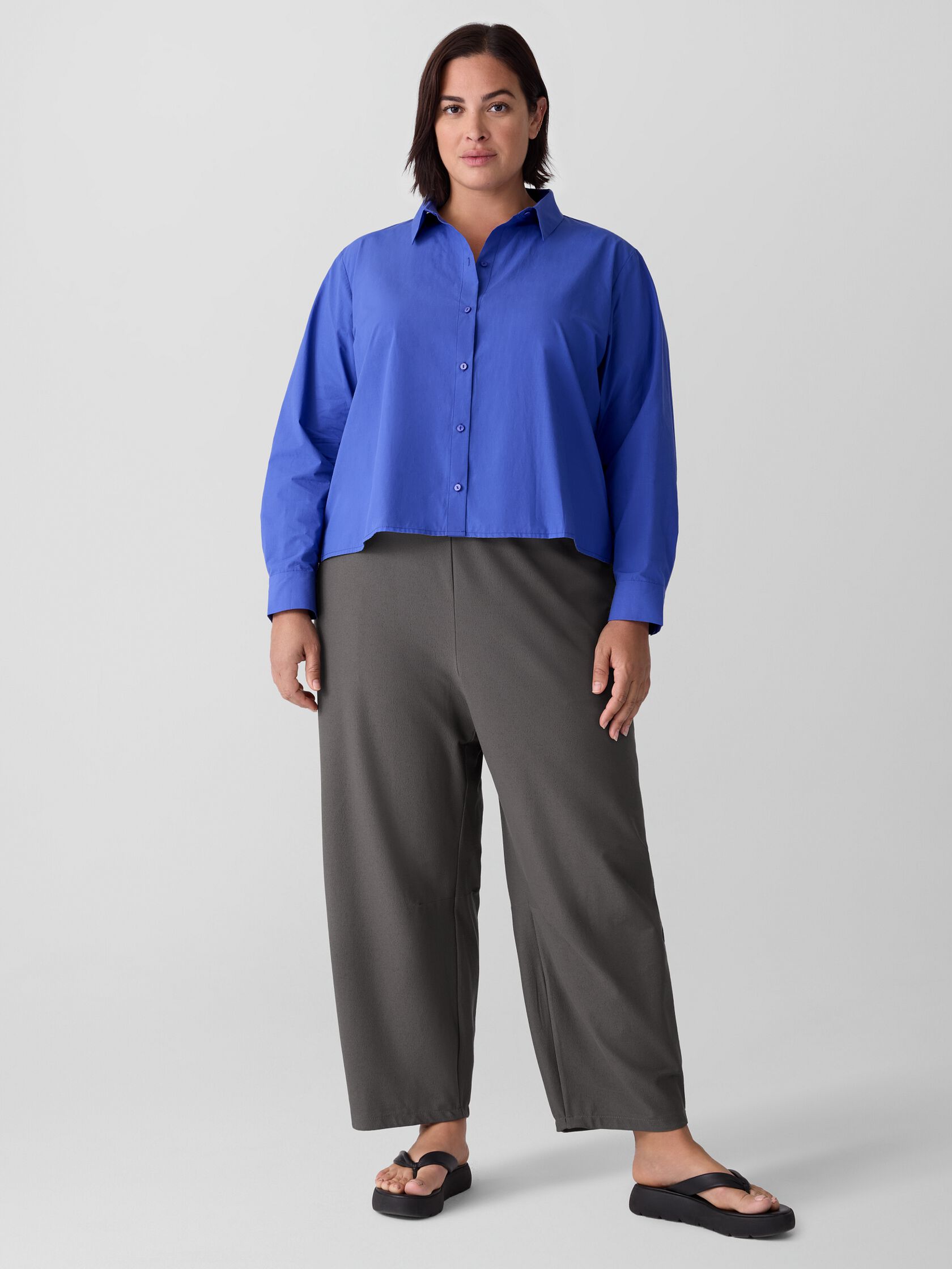 Washable Stretch Crepe Arch Pant
