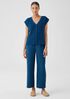 Silk Georgette Crepe Straight Pant